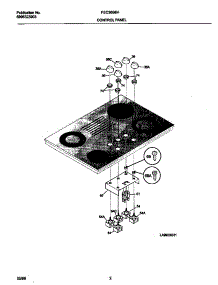 02 - Control Panel parts for Frigidaire Cooktop FEC36S8HBA from AppliancePartsPros.com