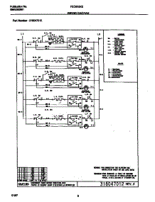 04 - Wiring Diagram parts for Frigidaire Cooktop FEC6X9XESB from AppliancePartsPros.com