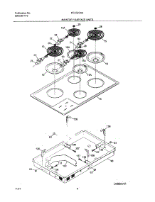 05 - Maintop / Surface Units parts for Frigidaire Cooktop FEC32C4AQA from AppliancePartsPros.com