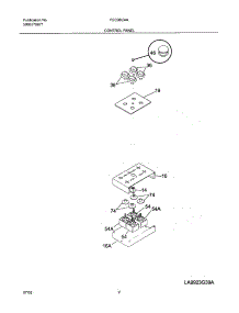 03 - Control Panel parts for Frigidaire Cooktop FEC36C4ASC from AppliancePartsPros.com