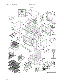 05 - Body parts for Electrolux Oven EW27EW55GB1 from AppliancePartsPros.com
