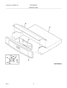 03 - Control Panel parts for Electrolux Oven EW27EW65GB7 from AppliancePartsPros.com