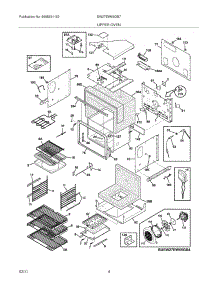 05 - Upper Oven parts for Electrolux Oven EW27EW65GB7 from AppliancePartsPros.com