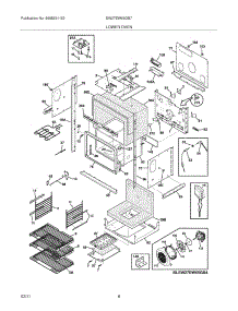 07 - Lower Oven parts for Electrolux Oven EW27EW65GB7 from AppliancePartsPros.com