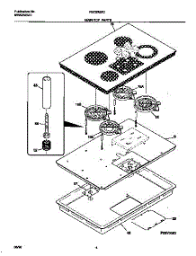 03 - Main Top Parts parts for Frigidaire Cooktop FEC3X9XCSD from AppliancePartsPros.com