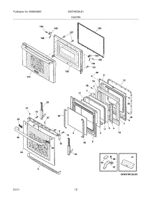09 - Doors parts for Electrolux Oven EW27MC65JS1 from AppliancePartsPros.com