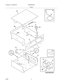 03 - Body parts for Electrolux Warming Drawer EW30WD55GS1 from AppliancePartsPros.com