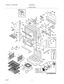 07 - Lower Oven parts for Electrolux Oven EW30EW6CGS4 from AppliancePartsPros.com