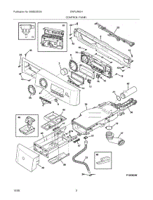 03 - Control Panel parts for Electrolux Washer EWFLW65HSS0 from AppliancePartsPros.com