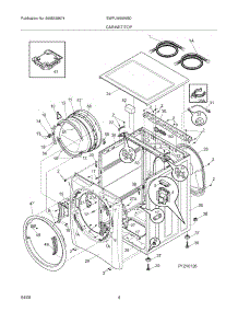 05 - Cabinet / Top parts for Electrolux Washer EWFLW65IMB0 from AppliancePartsPros.com