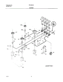 05 - Burner parts for Frigidaire Cooktop FGC30S4AQA from AppliancePartsPros.com