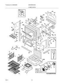 07 - Lower Oven parts for Electrolux Oven EW30EW65GS8 from AppliancePartsPros.com