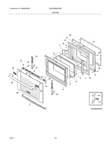 09 - Doors parts for Electrolux Oven EW30EW65GS8 from AppliancePartsPros.com