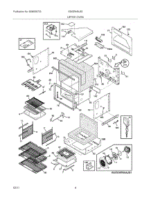 05 - Upper Oven parts for Electrolux Oven EI30EW45JS2 from AppliancePartsPros.com