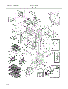 05 - Body parts for Electrolux Oven EW27EW5CGS6 from AppliancePartsPros.com
