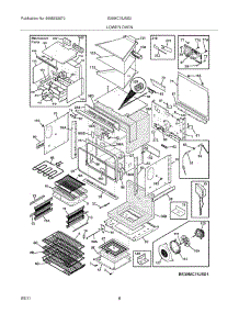 07 - Lower Oven parts for Electrolux Oven E30MC75JSS2 from AppliancePartsPros.com