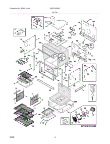 05 - Body parts for Electrolux Oven EW27EW55GW3 from AppliancePartsPros.com