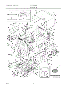 05 - Microwave parts for Electrolux Oven EW27MC65JS2 from AppliancePartsPros.com