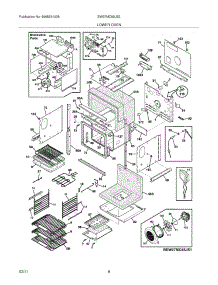 07 - Lower Oven parts for Electrolux Oven EW27MC65JS2 from AppliancePartsPros.com