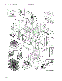 05 - Body parts for Electrolux Oven EW30EW55GS7 from AppliancePartsPros.com