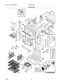 07 - Lower Oven parts for Electrolux Oven EW30EW65GB5 from AppliancePartsPros.com