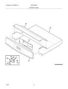 03 - Control Panel parts for Electrolux Oven EW27EW65GB1 from AppliancePartsPros.com