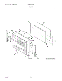 09 - Doors parts for Electrolux Oven E30EW8CEPS1 from AppliancePartsPros.com