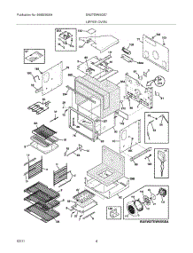 05 - Upper Oven parts for Electrolux Oven EW27EW65GS7 from AppliancePartsPros.com