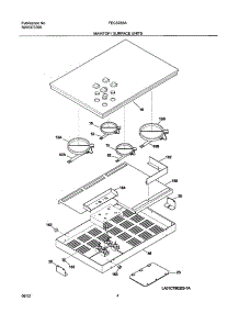 05 - Maintop parts for Frigidaire Cooktop FEC32S6ASC from AppliancePartsPros.com