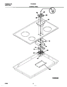 02 - Control Panel parts for Frigidaire Cooktop FEC6X6XAWD from AppliancePartsPros.com