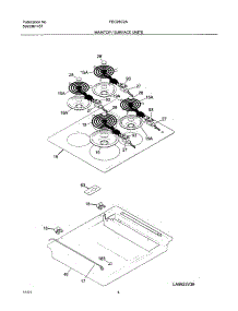 05 - Maintop / Surface Units parts for Frigidaire Cooktop FEC26C2ACA from AppliancePartsPros.com