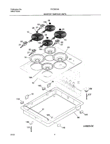 05 - Maintop parts for Frigidaire Cooktop FEC30C4AQC from AppliancePartsPros.com