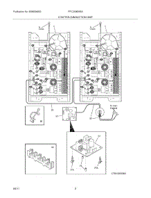 03 - Controls / Induction Unit parts for Frigidaire Cooktop FPIC3095MSA from AppliancePartsPros.com
