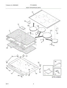 05 - Maintop / Surface Units parts for Frigidaire Cooktop FPIC3095MSA from AppliancePartsPros.com