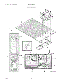 03 - Control Panel parts for Frigidaire Cooktop FPCC3085KSA from AppliancePartsPros.com