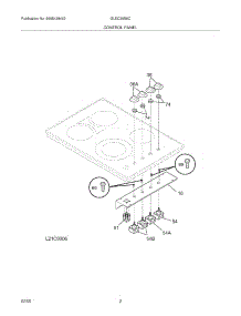 03 - Controls parts for Frigidaire Cooktop GLEC30S8CSC from AppliancePartsPros.com