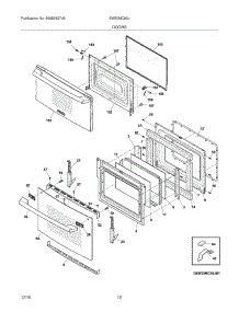 09 - Doors parts for Electrolux Oven EW30MC65JB1 from AppliancePartsPros.com