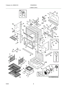 07 - Lower Oven parts for Electrolux Oven EW30EW65GW4 from AppliancePartsPros.com