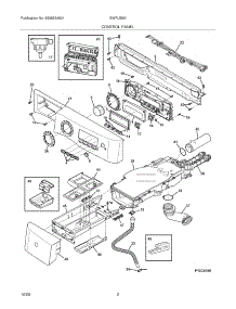 03 - Control Panel parts for Electrolux Washer EWFLS65ISS0 from AppliancePartsPros.com