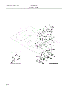 03 - Controls parts for Frigidaire Cooktop LEEC30S9FEA from AppliancePartsPros.com
