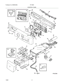 03 - Control Panel parts for Electrolux Washer EIFLS55IRR0 from AppliancePartsPros.com