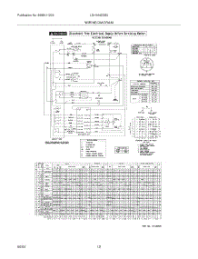 12 - Wiring Diagram parts for Electrolux Washer Dryer Combo LGH1642DS0 from AppliancePartsPros.com