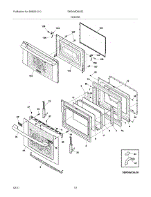 09 - Doors parts for Electrolux Oven EW30MC65JS2 from AppliancePartsPros.com