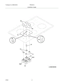 03 - Controls parts for Frigidaire Cooktop FEC32C4AQD from AppliancePartsPros.com