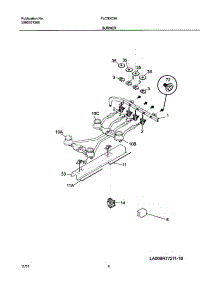05 - Burner parts for Frigidaire Cooktop FLC30C3AUA from AppliancePartsPros.com