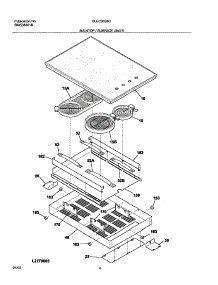 05 - Main Top parts for Frigidaire Cooktop GLEC30S8CBA from AppliancePartsPros.com