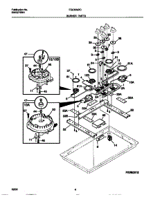 03 - Burner Parts parts for Frigidaire Cooktop FGC6X9XCC1 from AppliancePartsPros.com