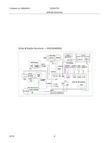 04 - Wiring Diagram parts for Frigidaire Dehumidifier CAD504TDD6 from AppliancePartsPros.com
