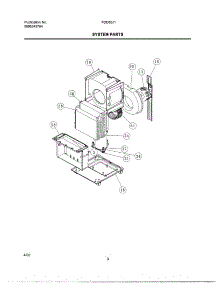 03 - System Parts parts for Frigidaire Dehumidifier FDD60J1 from AppliancePartsPros.com