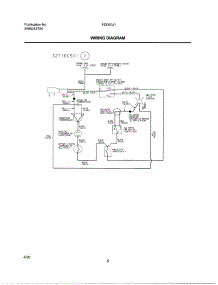 05 - Wiring Diagram parts for Frigidaire Dehumidifier FDD60J1 from AppliancePartsPros.com